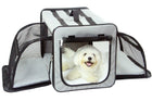 Collapsible Wire Dog Crate - Pet Life Dual-Expandable Travel Solution for Your Furry Friend