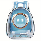 Comfortable Bubble Pet Backpack - Ideal for Cats and Small Dogs, Waterproof & Travel-Friendly