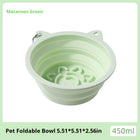 Travel-Friendly Collapsible Pet Bowl: Versatile Slow-Feeder with Strong Suction for On-The-Go Use