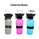 Portable 500ml Dog & Cat Water Bottle for Outdoor Adventures