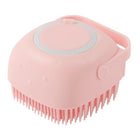 Soft Silicone Pet Hair Comb & Bath Brush for Dogs - Gentle Scalp Massager and Shampoo Tool