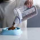 BPA-Free Pet Food Holder - Keep Dog and Cat Food Fresh with Airtight Design and Convenient Pour Spout