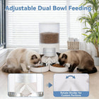 Automatic 6L Cat Feeder for Multiple Pets - Timed Food Dispenser with Voice Recorder