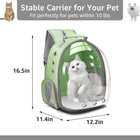 Cozy Canine Bubble Pet Carrier – Perfect for Hiking with Dogs and Cats