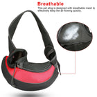 Breathable Sling Pet Carrier for Small Dogs and Cats - Comfortable Adjustable Shoulder Bag