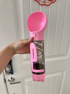 Ultimate 4-in-1 Portable Pet Water Bottle with Food Storage and Poop Bag Dispenser