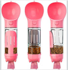 Ultimate 4-in-1 Portable Pet Water Bottle with Food Storage and Poop Bag Dispenser