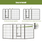 40 Inch Foldable Dog Playpen - Perfect Exercise Pen for Small to Large Dogs - Ideal for RVs, Camping, and Yards