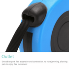 16.5FT Heavy-Duty Automatic Retractable Dog Leash with Comfortable Grip Handle