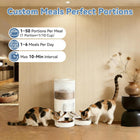 Automatic 6L Cat Feeder for Multiple Pets - Timed Food Dispenser with Voice Recorder