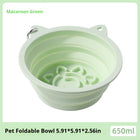 Travel-Friendly Collapsible Pet Bowl: Versatile Slow-Feeder with Strong Suction for On-The-Go Use