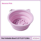 Travel-Friendly Collapsible Pet Bowl: Versatile Slow-Feeder with Strong Suction for On-The-Go Use