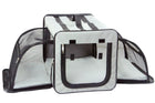 Collapsible Wire Dog Crate - Pet Life Dual-Expandable Travel Solution for Your Furry Friend