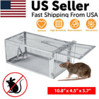 Eco-Friendly Mouse Trap - Effortless Live Rodent Cage for Home Use