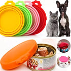 Silicone Food Can Covers for Pets - Safe & Flexible Dog and Cat Can Lids - 2 Pack