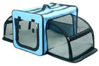 Collapsible Wire Dog Crate - Pet Life Dual-Expandable Travel Solution for Your Furry Friend