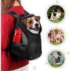 Breathable Dog Carrier Backpack with Safety Features - Perfect for Cats, Puppies, and Outdoor Enjoyment